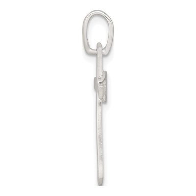 Sterling Silver Cross Ichthus Pendant – view 3