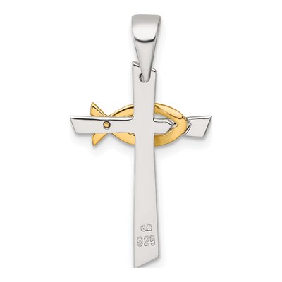 Sterling Silver Cross Pendant – view 4