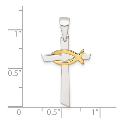Sterling Silver Cross Pendant – view 5
