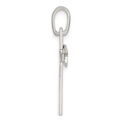 Sterling Silver Cross Ichthus Fish Pendant – view 3