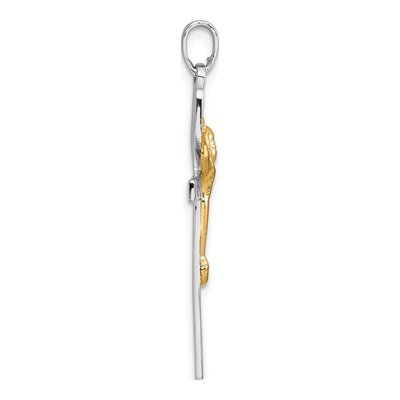Sterling Silver Crucifix Pendant – view 3
