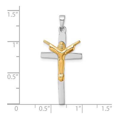 Sterling Silver Crucifix Pendant – view 5