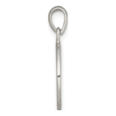 Sterling Silver Cross Disc Pendant – view 3