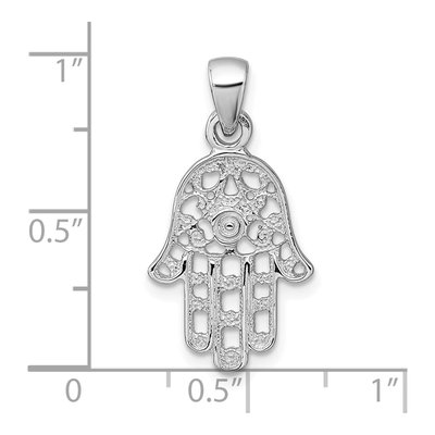 Sterling Silver Hamsa Pendant – view 5