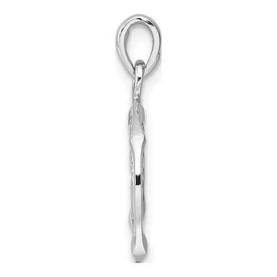 Sterling Silver Virgo Zodiac Circle Pendant – view 3