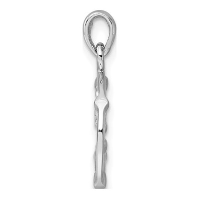Sterling Silver Libra Zodiac Scales Pendant – view 3