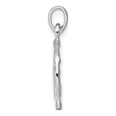 Sterling Silver Sagittarius Zodiac Circle Pendant – view 3