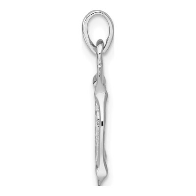 Sterling Silver Aquarius Zodiac Pendant – view 3