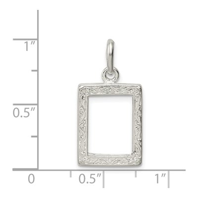 Sterling Silver Picture Frame Pendant – view 5