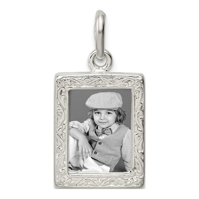 Sterling Silver Picture Frame Pendant