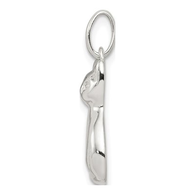 Sterling Silver Cat Pendant – view 3