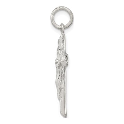 Sterling Silver INRI Crucifix Pendant – view 3