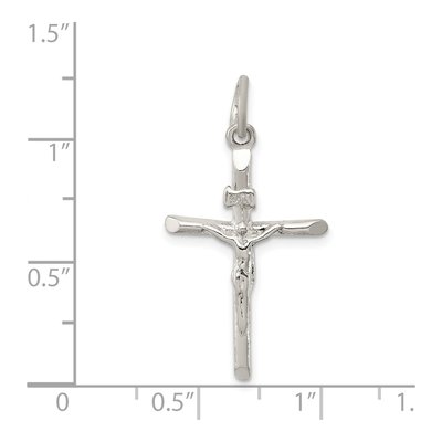 Sterling Silver INRI Crucifix Pendant – view 5