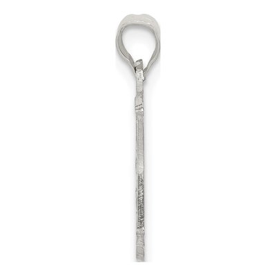 Sterling Silver Baby Buggy Pendant – view 3