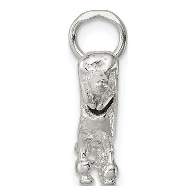 Sterling Silver Poodle Charm – view 3