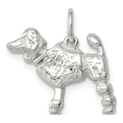 Sterling Silver Poodle Charm