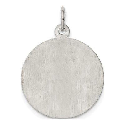 Sterling Silver Caduceus Disc Pendant – view 5