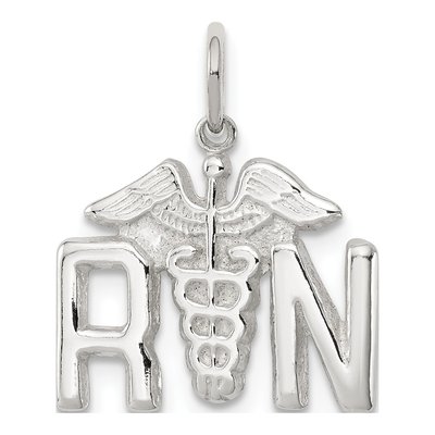 Sterling Silver Nurse Symbol Pendant