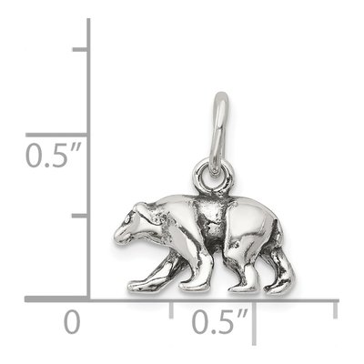 Sterling Silver Bear Charm – view 5