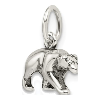 Sterling Silver Bear Charm – view 6
