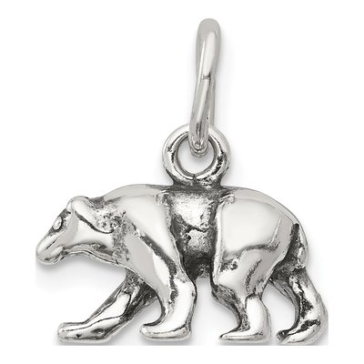 Sterling Silver Bear Charm