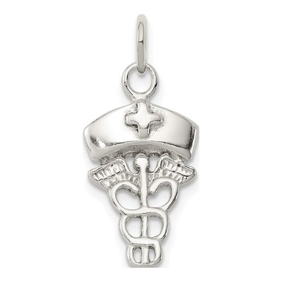 Sterling Silver Nurse Symbol Pendant
