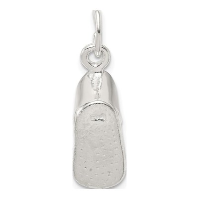 Sterling Silver 3D Baby Shoe Pendant – view 5