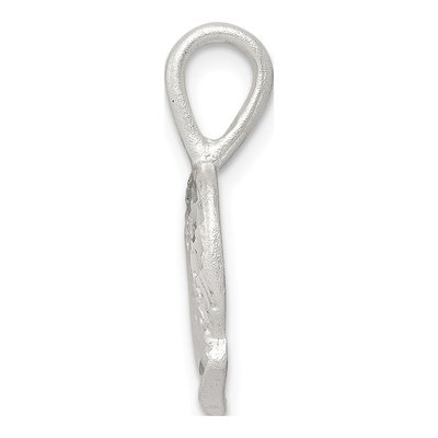 Sterling Silver Boy Head Pendant – view 3