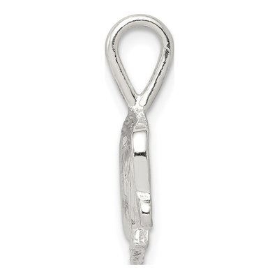 Sterling Silver Girl Head Pendant – view 3