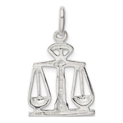 Sterling Silver Scales of Justice Pendant – view 5