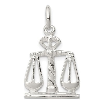 Sterling Silver Scales of Justice Pendant