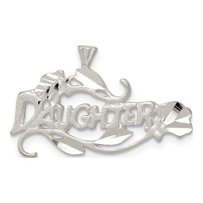 Sterling Silver Daughter Pendant