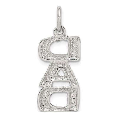 Sterling Silver DAD Pendant – view 4