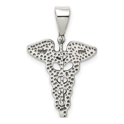 Sterling Silver Caduceus Pendant – view 5