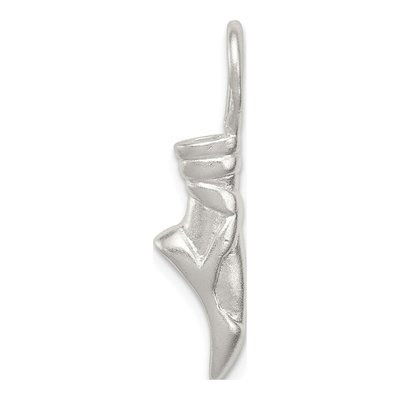 Sterling Silver Ballet Slipper Pendant