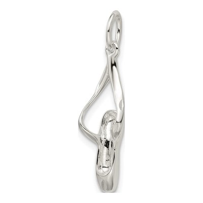 Sterling Silver Ballet Slipper Charm – view 6