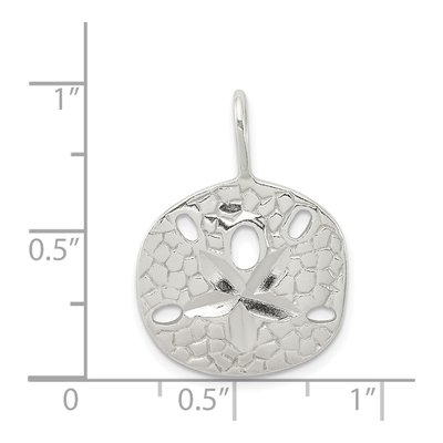 Sterling Silver Sand Dollar Pendant – view 4