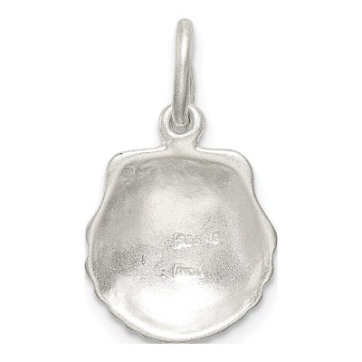 Sterling Silver Diamond-Cut Shell Charm – view 5