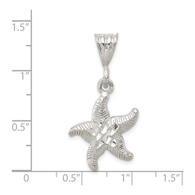 Sterling Silver Starfish Charm – view 5
