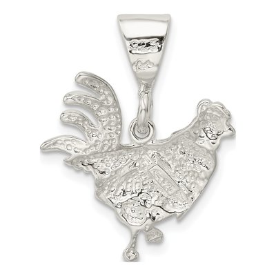 Sterling Silver Rooster Pendant – view 4