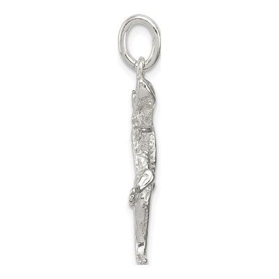 Sterling Silver Lizard Pendant – view 3