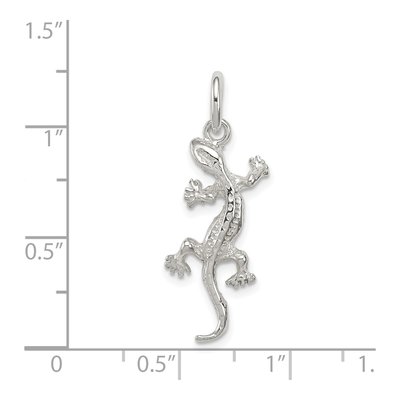 Sterling Silver Lizard Pendant – view 5