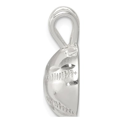 Sterling Silver Baseball Pendant – view 3