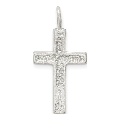 Sterling Silver Diamond-Cut Cross Pendant – view 5