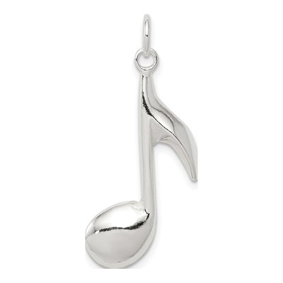 Sterling Silver Music Note Pendant