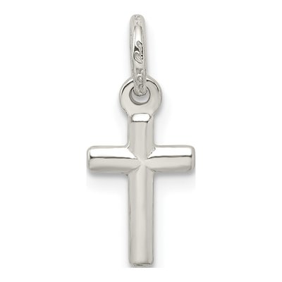 Sterling Silver Cross for Kids Charm – view 4