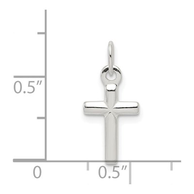 Sterling Silver Cross for Kids Charm – view 5