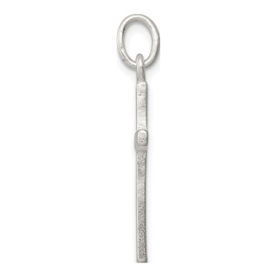 Sterling Silver Diamond-Cut Cross Pendant – view 3