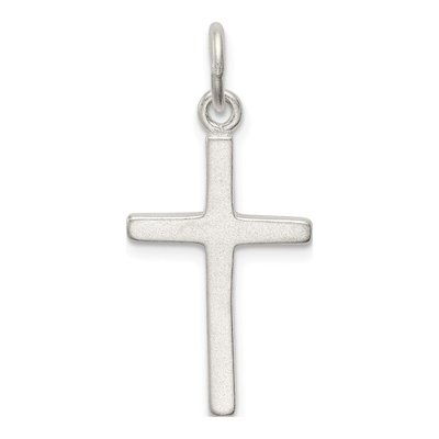 Sterling Silver Diamond-Cut Cross Pendant – view 5