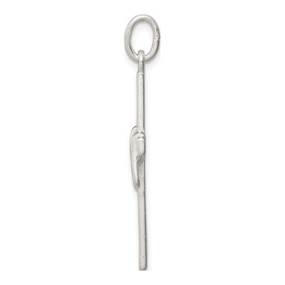 Sterling Silver Draped Cross Pendant – view 3
